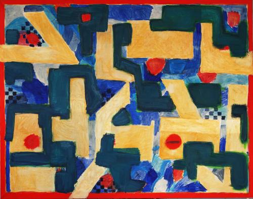 8.-marta-kawecka rules-of-the-game 140x180cm oil-on-canvas 2019