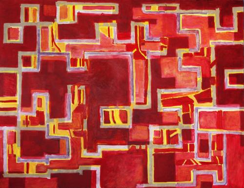 Marta-Kawecka Noise 140x180cm oil-on-canvas 2019